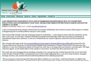 Graeme Hall press release